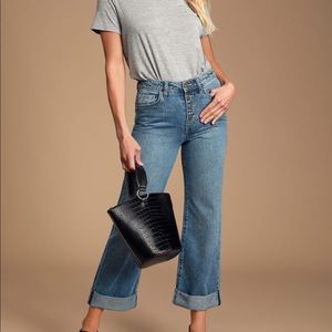 Lulus Medium Wash High Waisted Boyfriend Jeans